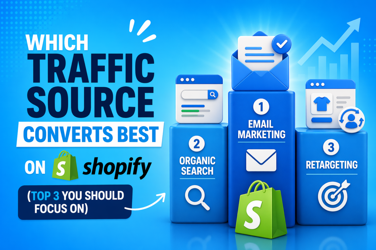 Which Traffic Source Converts Best on Shopify (Top 3 You Should Focus On)
